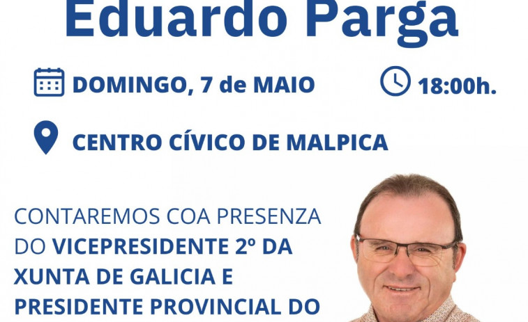 El PP de Eduardo Parga presenta su candidatura el domingo con el apoyo de Diego Calvo