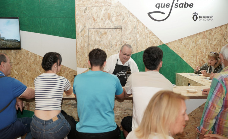El chef carballés Miguel Giaquinto abre los showookings de la Diputación en la feria de Bilbao