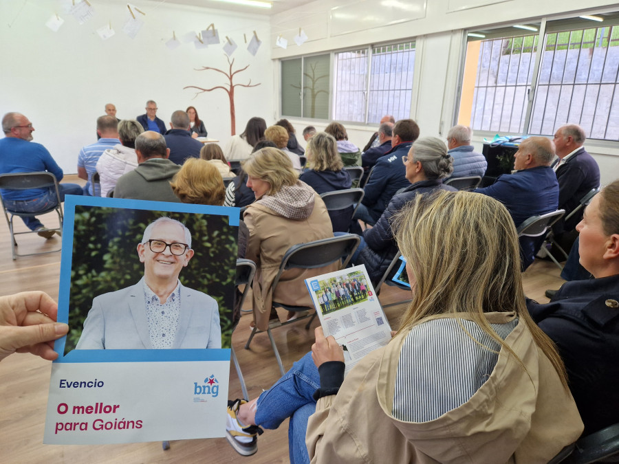 El BNG carballés inicia la campaña electoral en Goiáns