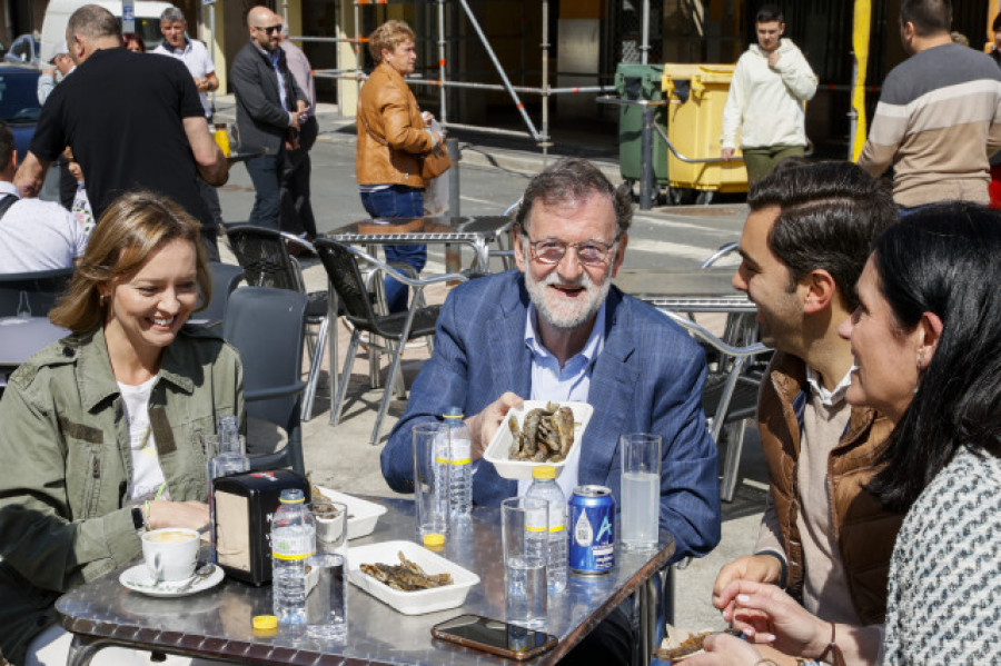 Mariano Rajoy acude a la Fiesta de la Trucha en Oroso