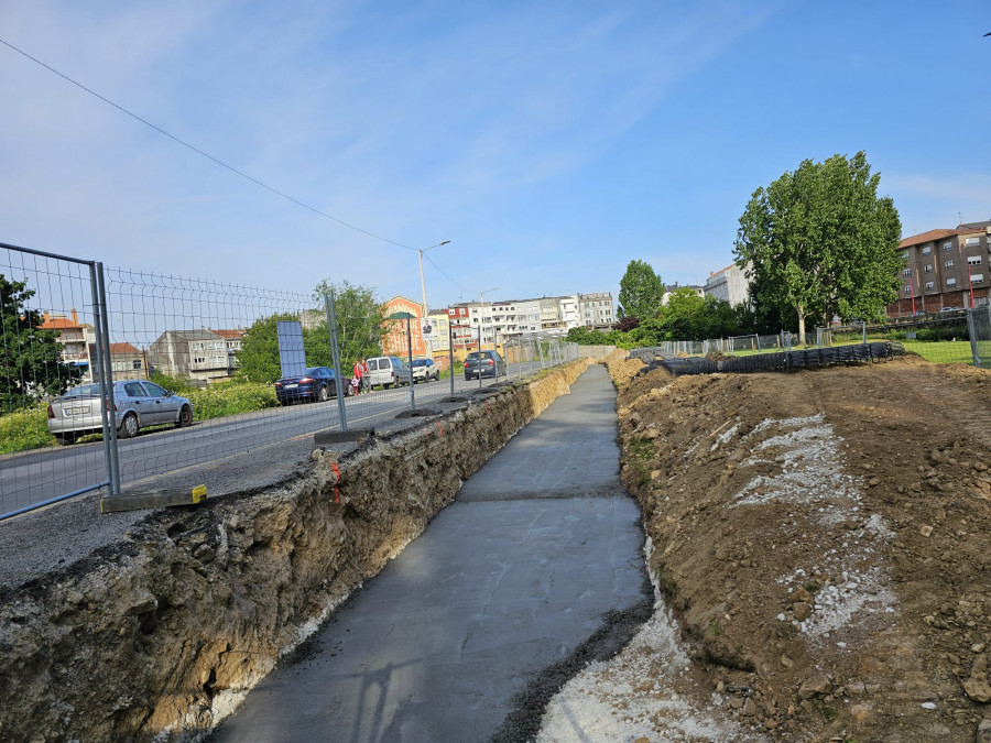 En marcha dos de las cinco actuaciones para evitar inundaciones del Anllóns en Carballo