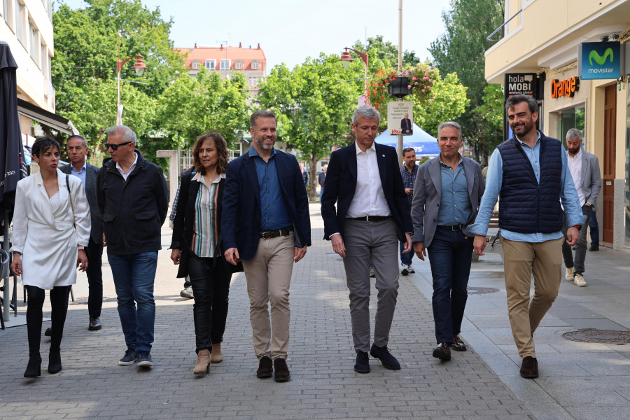 Rueda respalda la candidatura de Rubén Lorenzo en Carballo