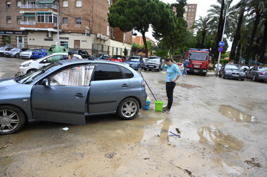 Murcia sigue bajo la influencia de la borrasca y la situación meteorológica aconseja no bajar la guardia