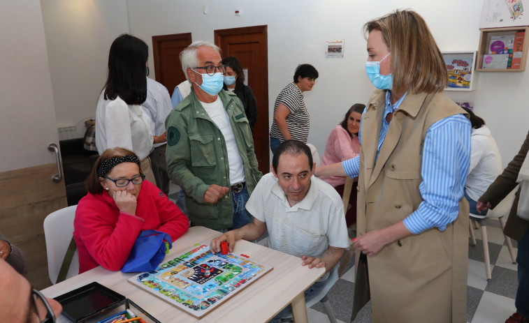 Visita de la conselleira Fabiola García a APEM y Aspadex