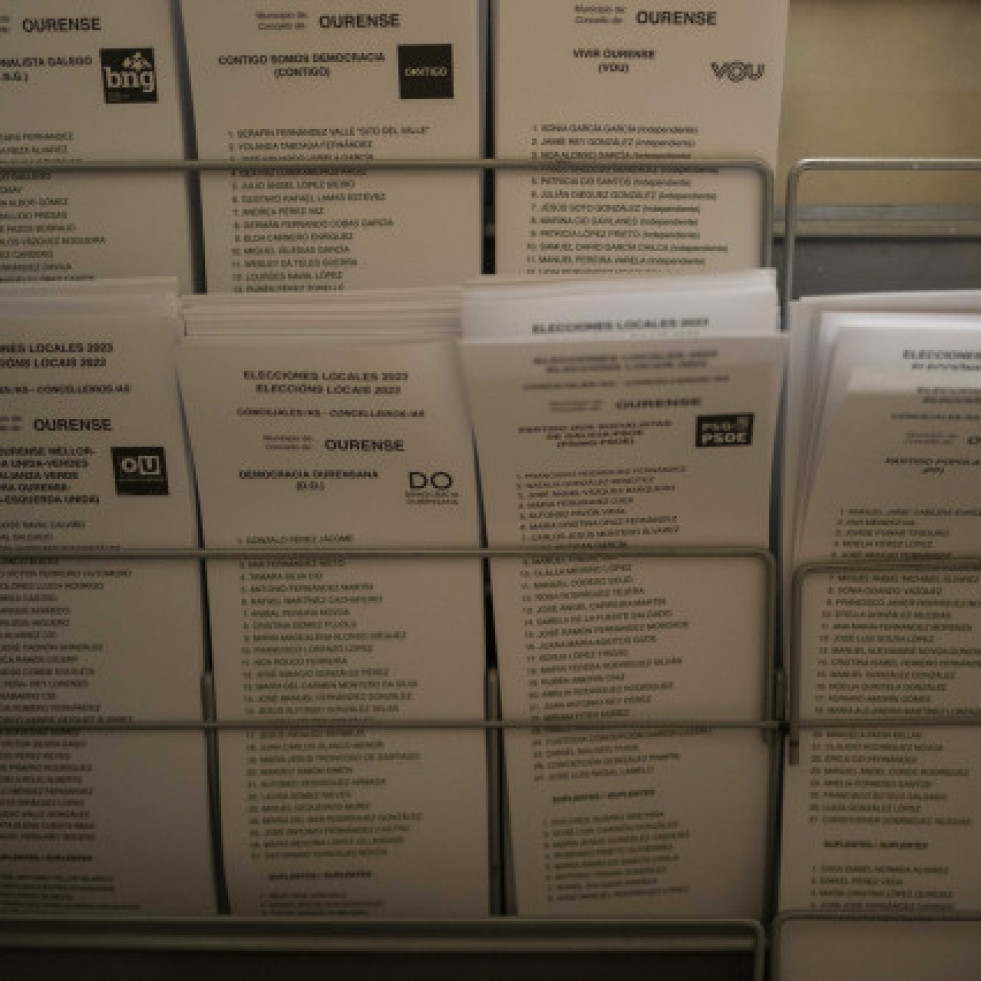 La muerte de un votante retrasa 50 minutos el cierre de una mesa electoral en Ourense