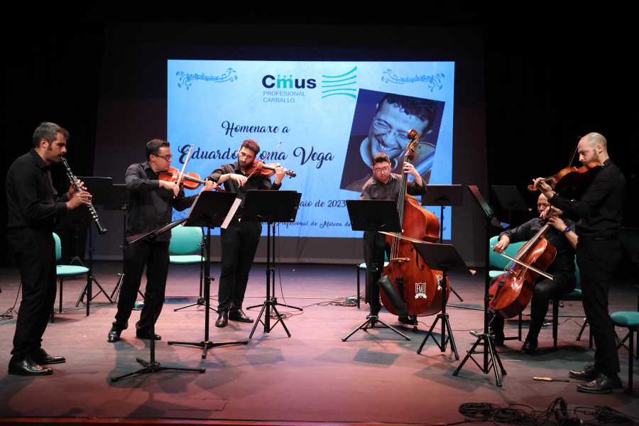 El Conservatorio de Carballo tributa un homenaje al malogrado violinista cubano Eduardo Coma