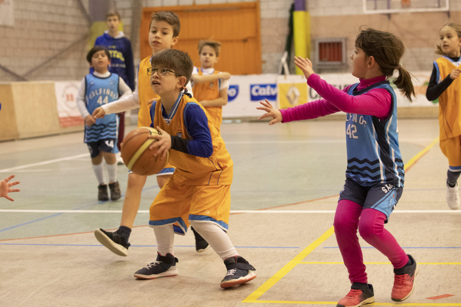 Carballo acoge este sábado la última jornada de la liga Baby Basket