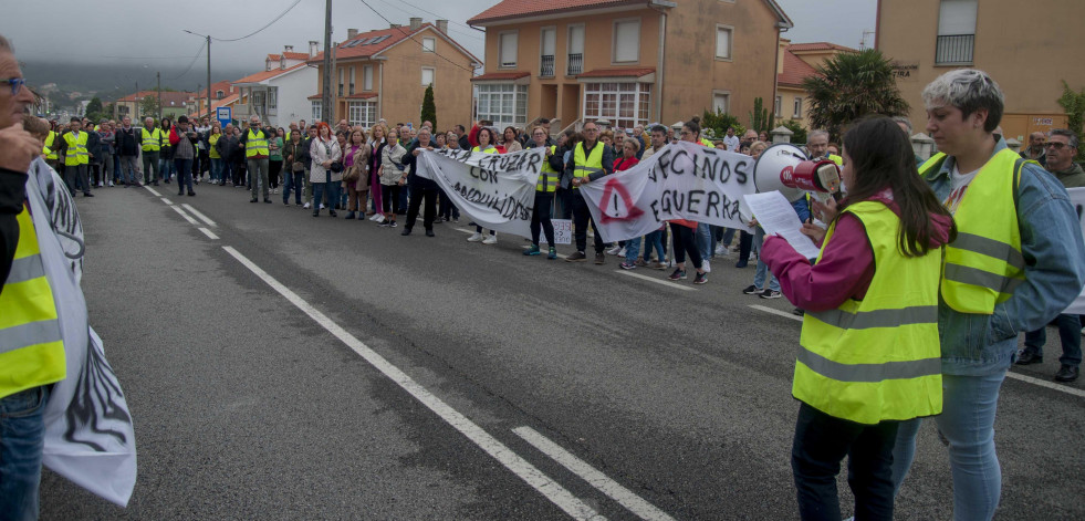 Vecinos de Fisterra vuelven a exigir más seguridad en la recta da Anchoa