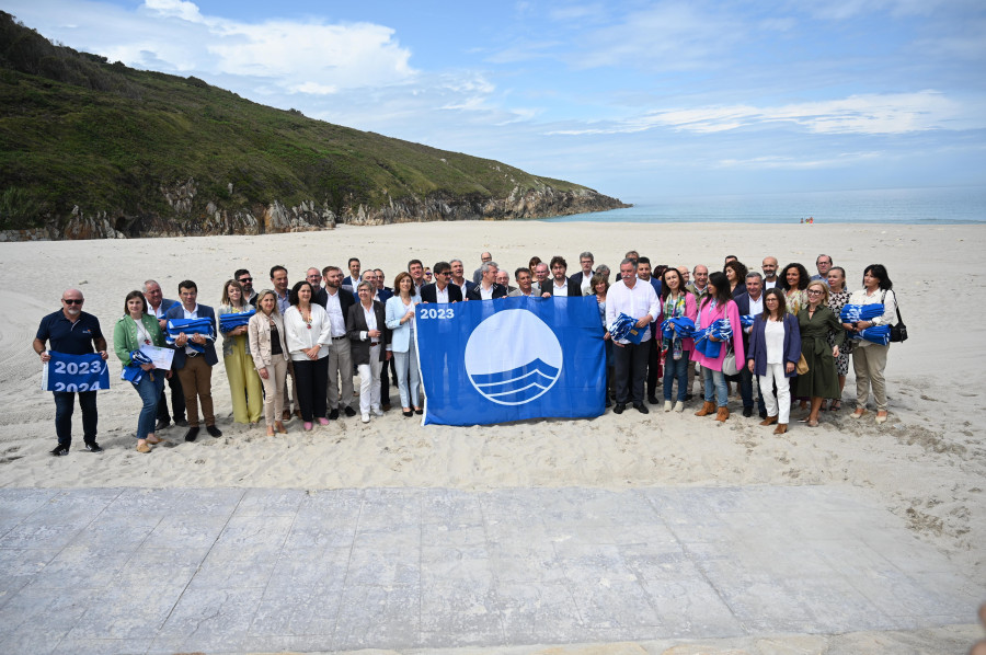 Galicia suma 113 banderas azules en sus playas, con dos nuevas en Ferrol y en Vigo