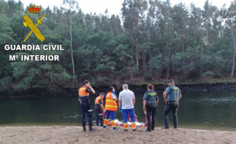 Recuperan el cadáver de un jinete que desapareció en un río en Soutomaior el sábado