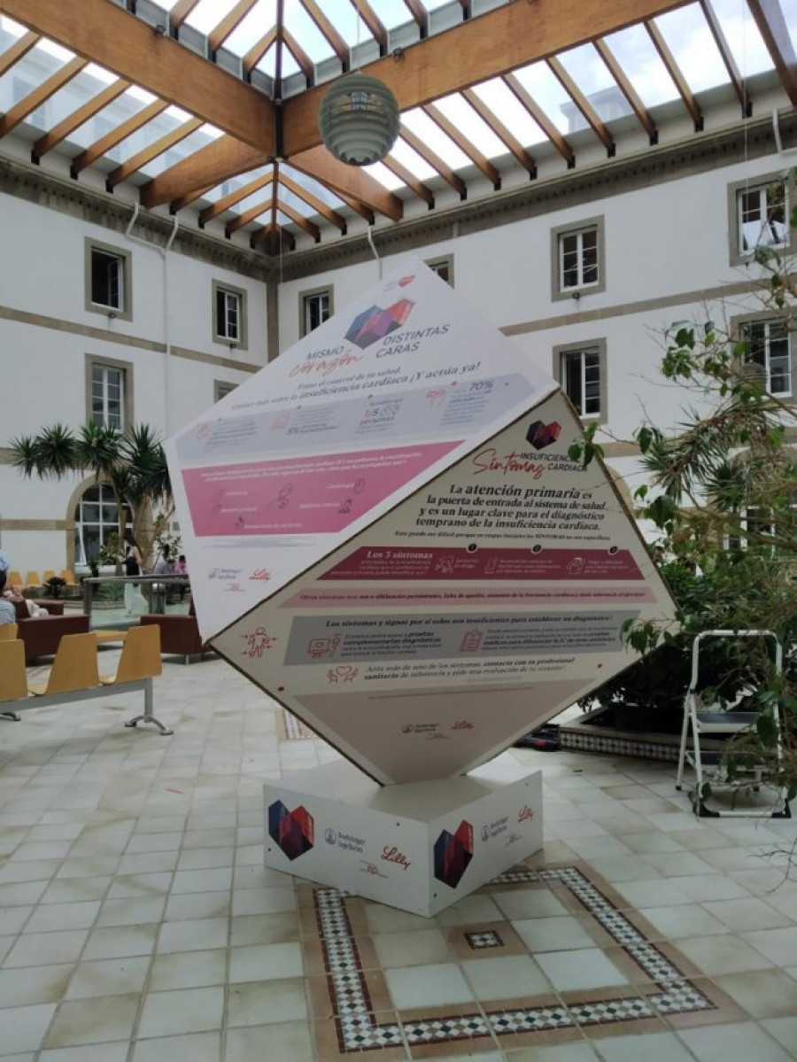 El Hospital Universitario de A Coruña se une a la campaña “Mismo corazón, distintas caras”