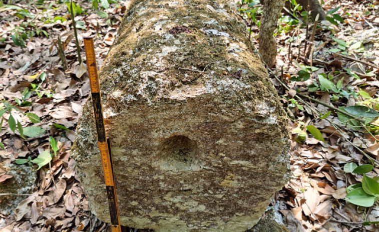 Arqueólogos descubren una antigua ciudad maya en Campeche, en el sureste de México