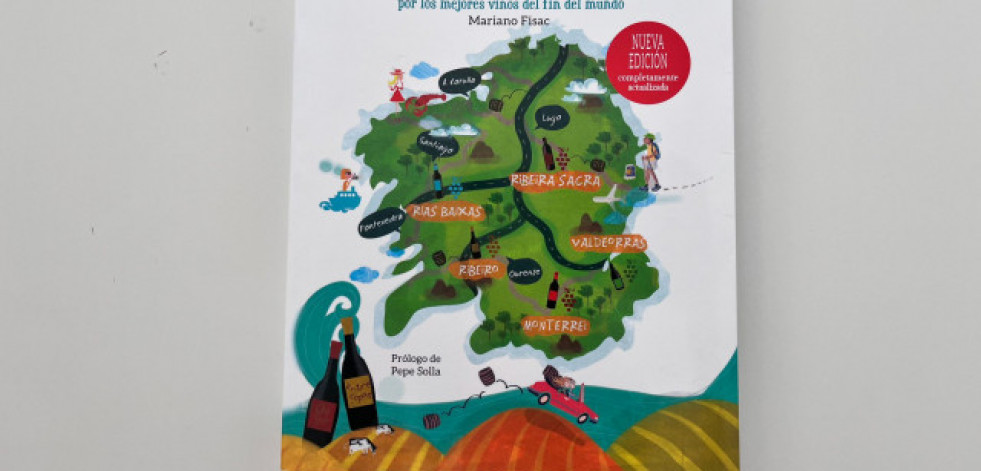 Mariano Fisac presenta su libro Más Galicia entre copas; una versión actualizada del mundo del vino en Galicia