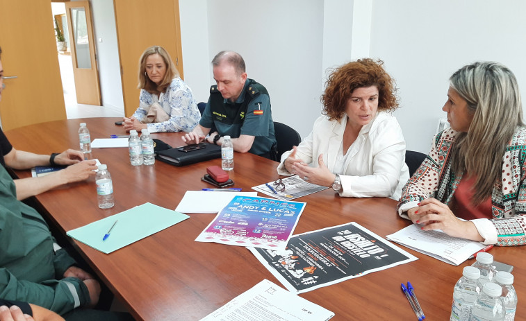 Reunión para coordinar el dispositivo de seguridad del Asalto ao Castelo y de la Faguía