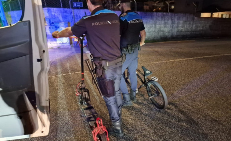 Interceptan en Poio a un ciclista y al conductor de un patinete eléctrico que dieron positivo en drogas