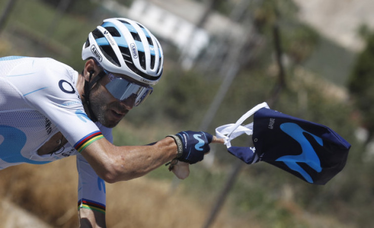 Valverde, baja de última hora en el Gran Fondo Ézaro