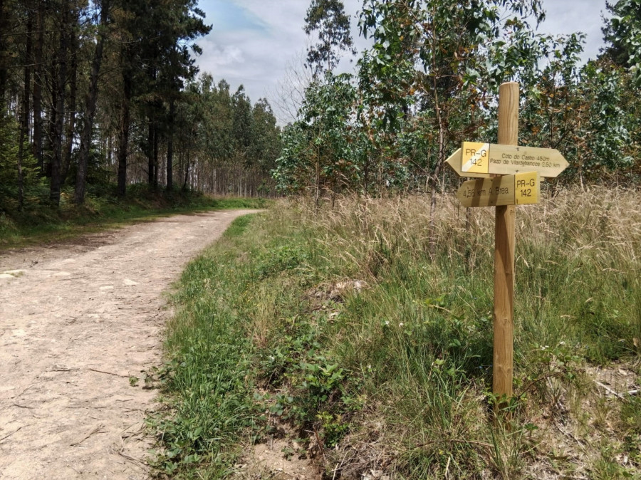 Carballo renueva y completa la señalización de la Ruta das Férvedas