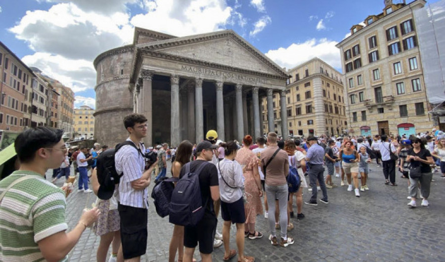 El Panteón de Roma recauda casi 200.000 euros en su primera semana cobrando entrada