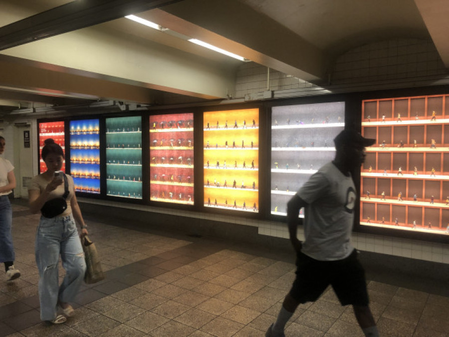 El fotógrafo gallego Xan Padrón expone en el metro de Nueva York retratos del movimiento