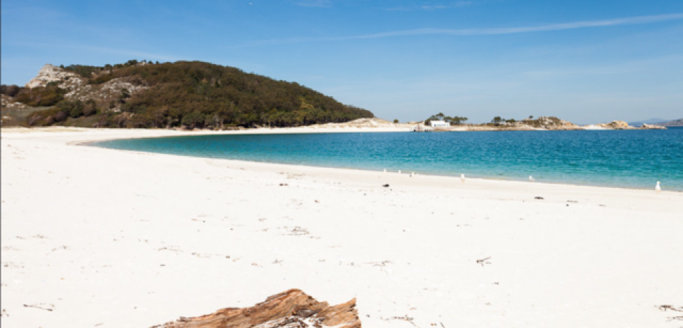 La playa de Rodas, en las Islas Cíes, finalista en un concurso de las mejores de España