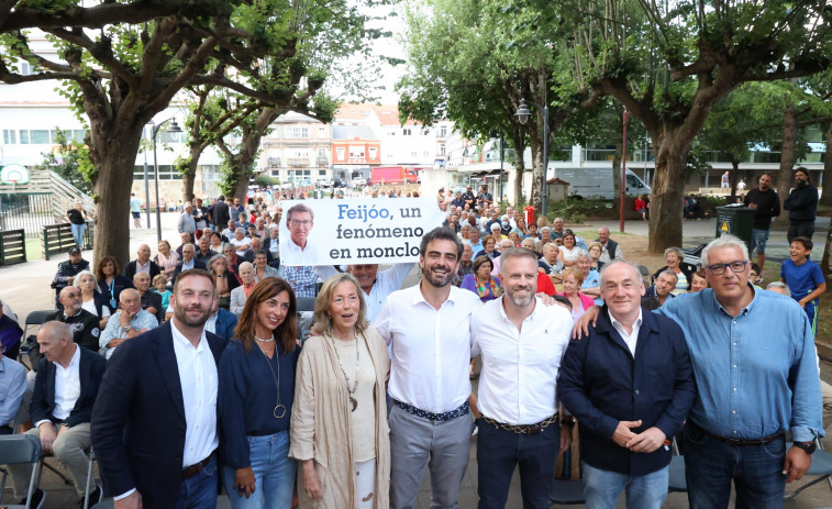Diego Calvo pide en Carballo unir el voto para garantizar  la victoria de Feijóo el 23J