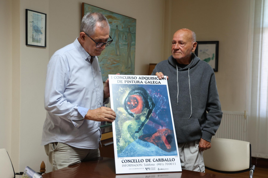 Carballo rinde homenaje al artista Manuel Facal en su 80 cumpleaños