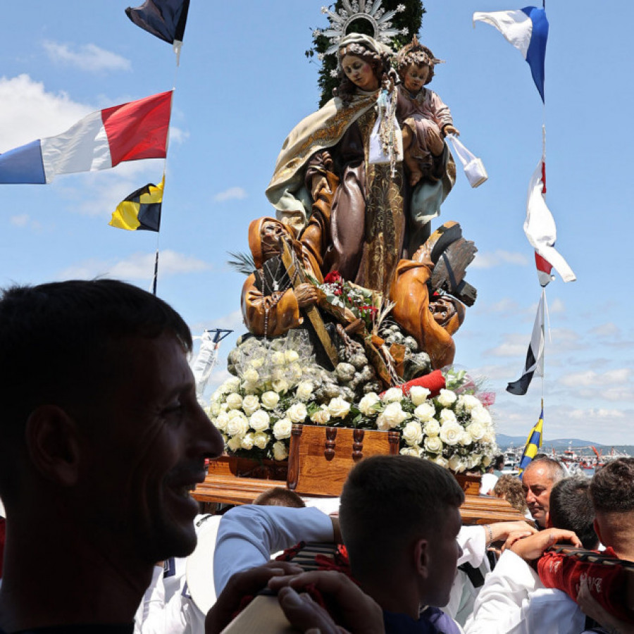 A Illa celebra la patrona del mar