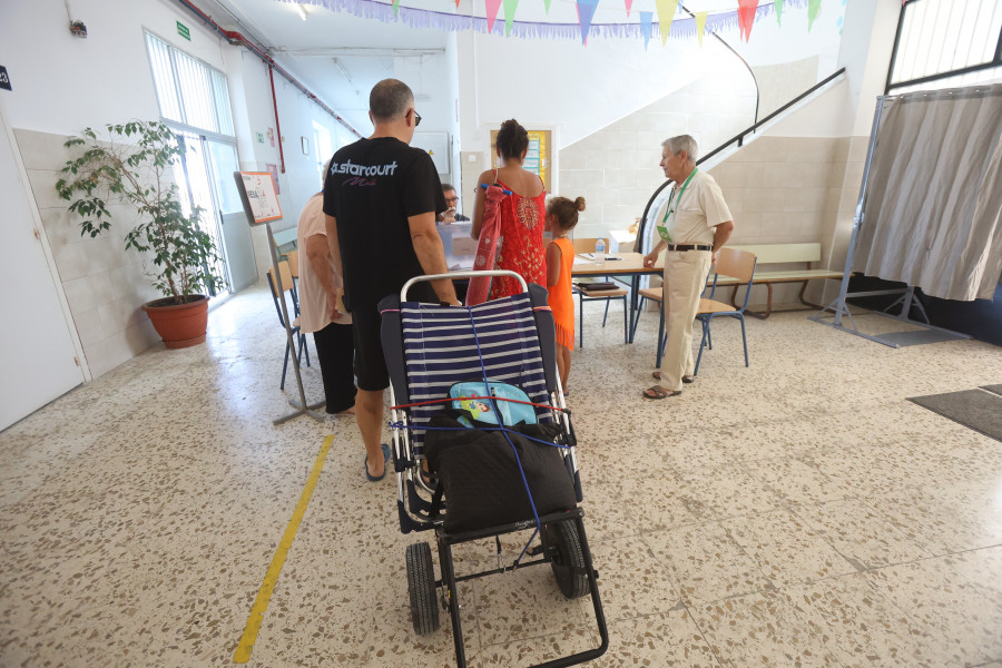 Casi un millón de votantes más a las 14.00 horas con respecto a las elecciones de 2019