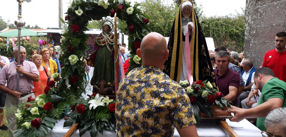 La parroquia zasense de Muíño honra a Santa Margarita