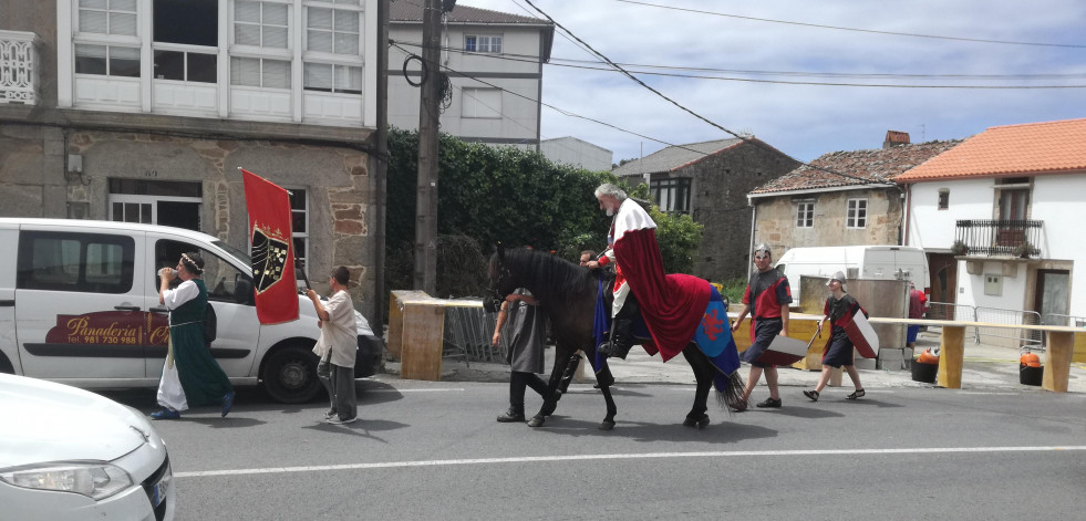 El rey Alfonso IX desembarca en Camariñas