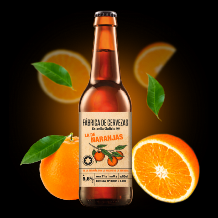 Estrella Galicia lanza una nueva edición de Fábrica de Cervezas con sabor a naranja