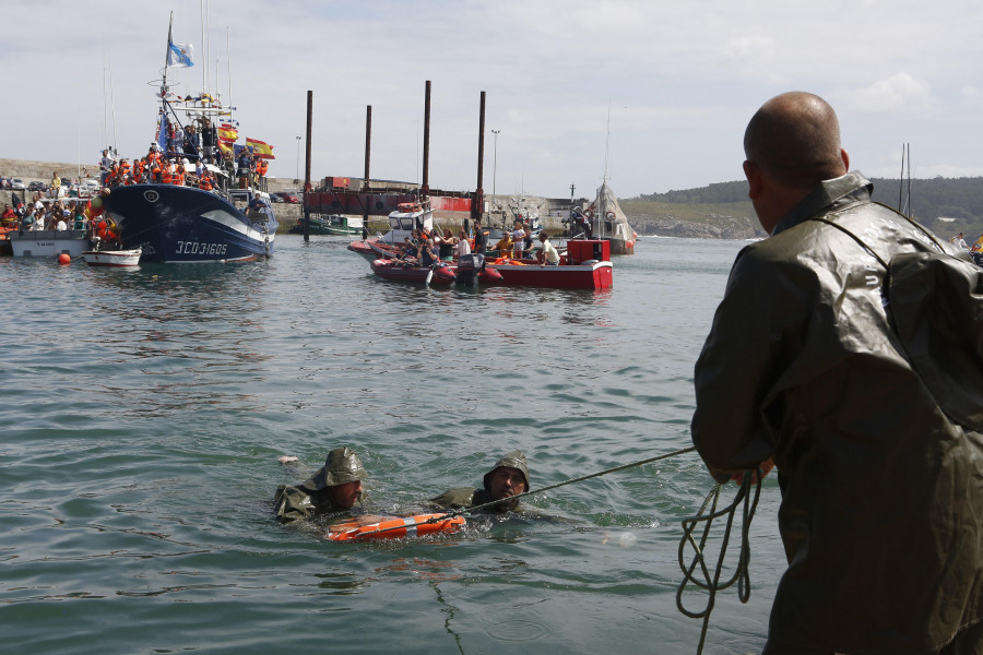 Laxe prepara su Naufraxio como homenaje a los marineros fallecidos