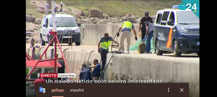 Un detenido y más de 40 fardos de droga incautados en un operativo en Santa Mariña, Camariñas