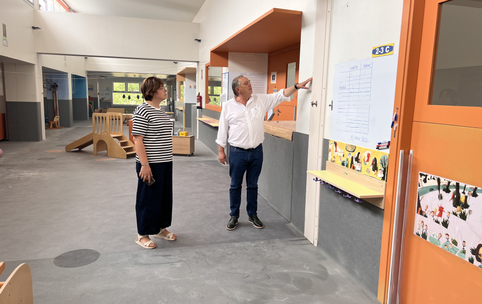 Mejoras en la escuela infantil de A Laracha