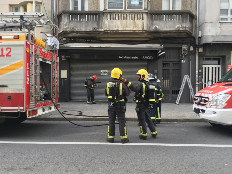 Conato de incendio en el restaurante "Oasis" de Carballo