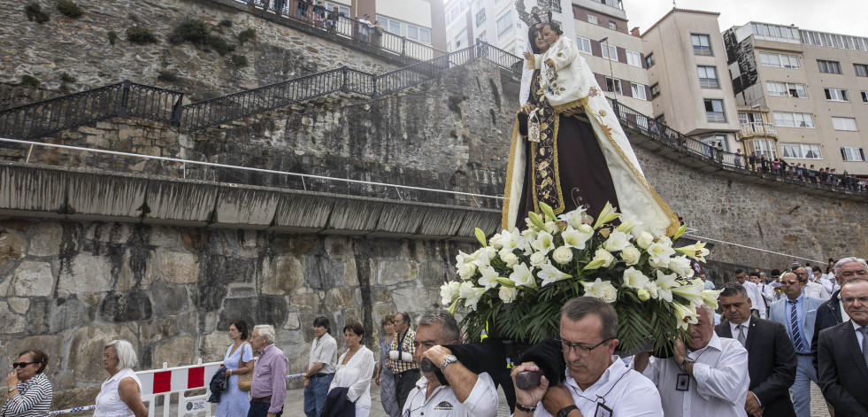 La procesión de las Festas do Mar de Malpica, en imágenes