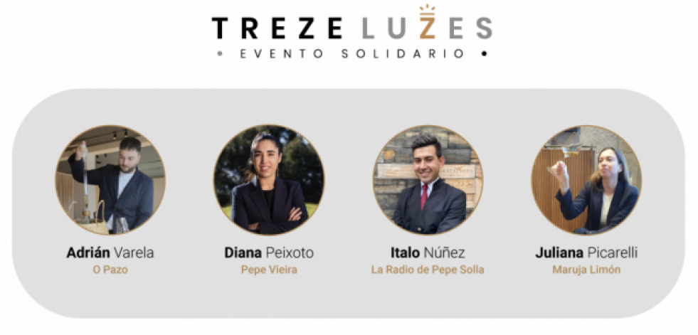 Trece Bodegas y cuatro de los mejores sumiller gallegos colaborarán en la nueva edición de Trezeluzes