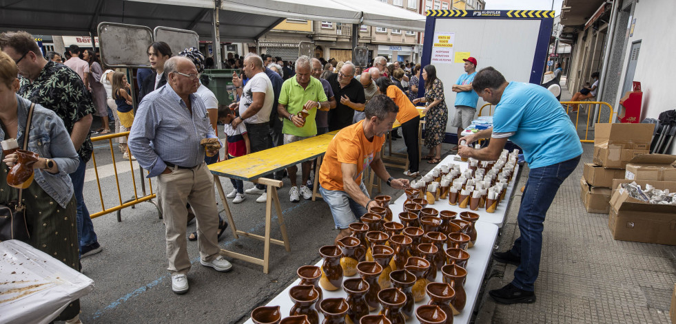 Sardiñada de las fiestas de A Milagrosa de Carballo