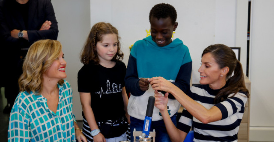 La reina inaugura oficialmente el curso escolar en Galicia