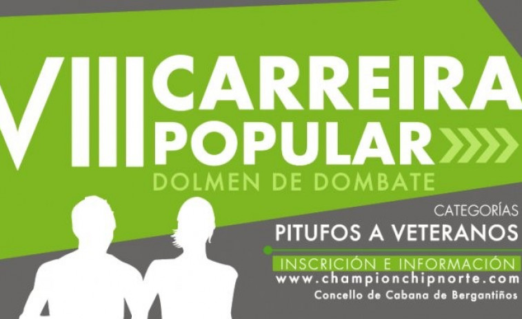 Hoy se cierran las inscripciones de la VIII carrera popular Dolmen de Dombate y la XIII Marcha BTT polas Cabeceiras do Anllóns