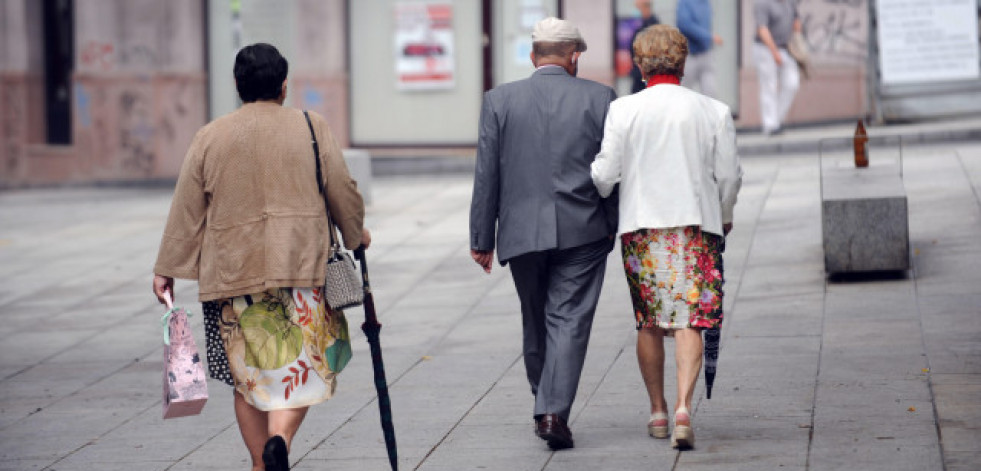 El número de pensionistas en Galicia crece un 7,6% en el periodo 2011-2024