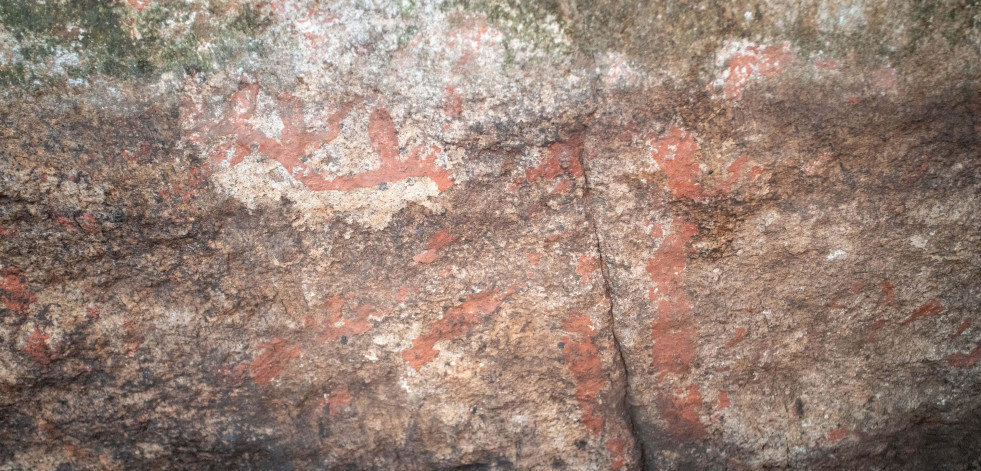 Los técnicos confirman el buen estado de las pinturas de Pedra Cuberta