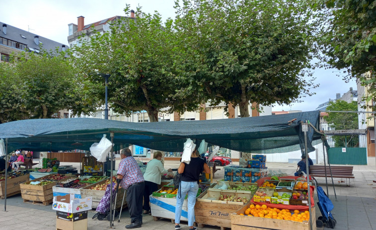 El buen tiempo anima el mercado de Carballo