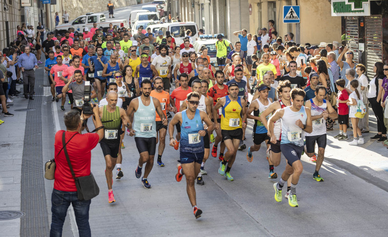 Cristian Muíño y Natalia Rivas se imponen en la VI carrera pedestre de Malpica
