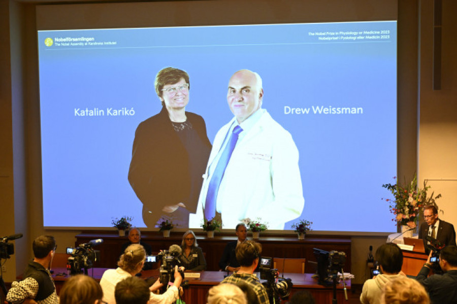 Nobel de Medicina para Karikó y Weissman por sus investigaciones en la vacuna del covid
