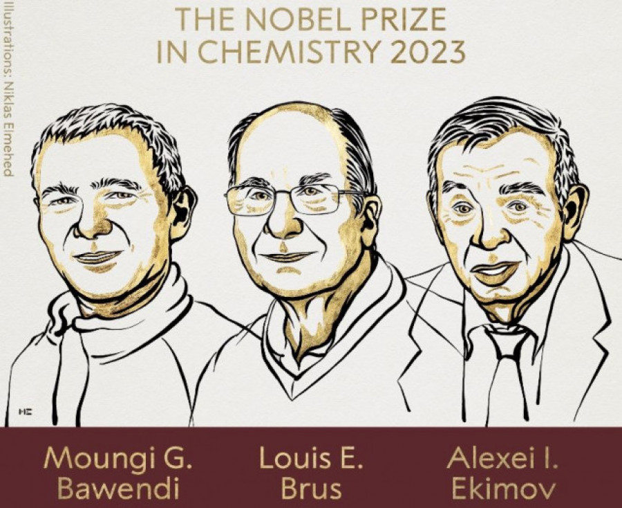 Nobel de Química para los autores del descubrimiento y síntesis de los puntos cuánticos