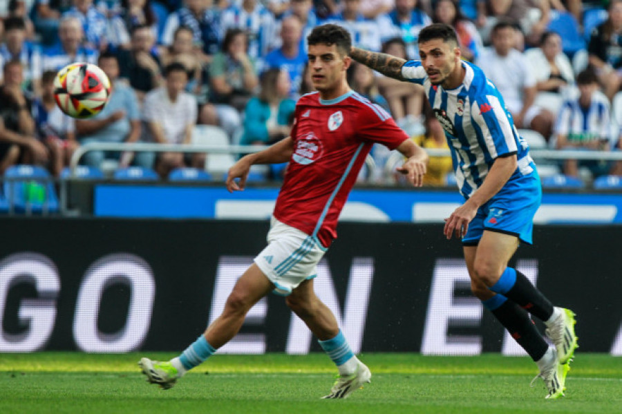 Un Depor desastroso naufraga en Riazor ante un Celta Fortuna muy superior (0-1)