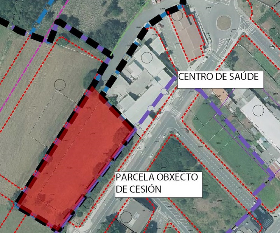 Carballo ratifica el convenio para ceder a la Xunta los terrenos para el Centro Integral de Saúde