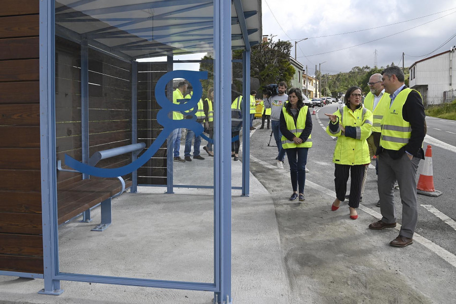 La Xunta licita la mejora de 34 paradas de autobús en la Costa da Morte