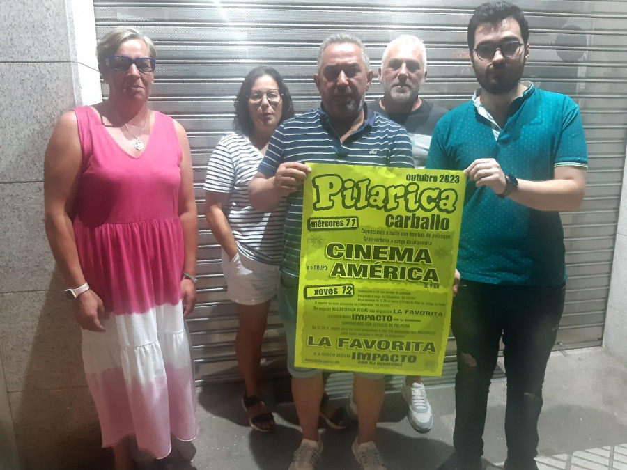 Fiestas de la Pilarica en el barrio carballés do Chorís y en A Trabe-Ponteceso